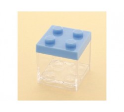 Cubo in plexiglass lego 5x5x5 AZZURRO SC311 Scatole Contenitori e Sacchettini 2,09 €