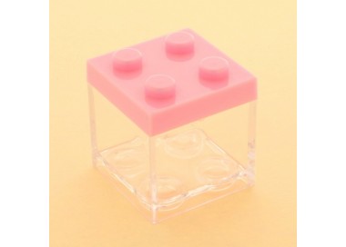 Cubo in plexiglass lego 5x5x5 ROSA SC312 Scatole Contenitori e Sacchettini 2,09 €