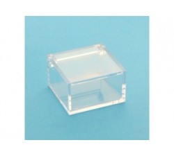 Scatolina plexiglass trasparente cm 5x5x3