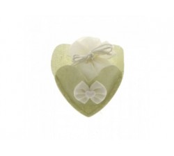 Sacchettino con cuore con fiocco colore verde C1877 SACCHETTINI 1,94 €