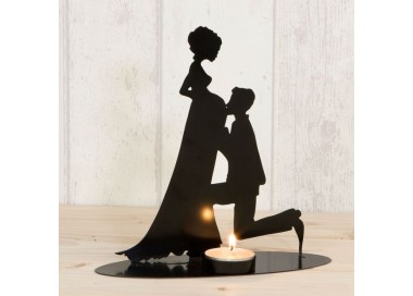 Cake topper sposa incinta con candela ( inclusa ) M613 Cake Topper 12,20 €