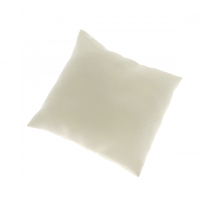 Sacchettino cuscino bianco lavorato 11X11 cm