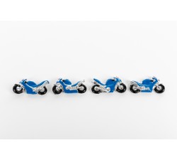 CALAMITA MOTO RESINA BLUE 4 ASS.7,5x4,5 CM ST52052 IDEE REGALO COMPLEANNI 2,20 €