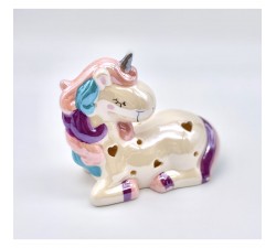 Unicorno Arcobaleno Porcellana con luce Led IR.1207018 BOMBONIERE 5,96 €