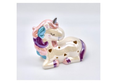 Unicorno Arcobaleno Porcellana con luce Led IR.1207018 BOMBONIERE 5,96 €
