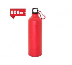Bottiglia in alluminio 800 ml con moschettone Z-1099-RO BOTTIGLIE E BORRACCE 6,30 €