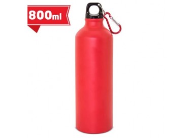Bottiglia in alluminio 800 ml con moschettone Z-1099-RO BOTTIGLIE E BORRACCE 6,30 €