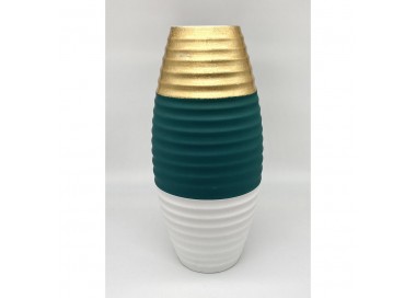 SINGAPORE Vaso Ceramica Da 39 Cm MADE IN ITALY GLA21/GD7619 BOMBONIERE 88,00 €