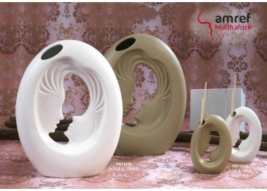 Vaso ceramica AMREF 2 colori assortiti bomboniere shop on line wedding PB13430 BOMBONIERE 15,00 €