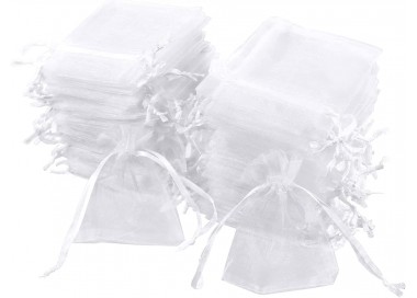 CareHabi Organzabeutel Bunt- 100 sacchetti in organza, 10 x 15 cm, sacchetto regalo in organza, sacchetti per gioielli,  Home...