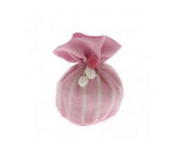 Sacchettino puff rosa a righe bianco cm 10 C1792 SACCHETTINI 1,63 €