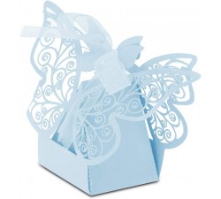 100 pezzi bomboniere zucchero scatole di cioccolatini farfalla scatola di caramelle vuote scatole regalo biscotto per matrimonio
