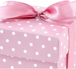 partydeco.pl 50 scatole Regalo (Rosa), per Matrimonio, Battesimo, Nascita  Scatole Contenitori e Sacchettini 32,95 €