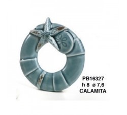 CALAMITA SALVAGENTE CON STELLA MARINA CM 8 PORCELLANA PB16327 Porcellana e Ceramica 1,99 €