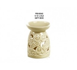 BRUCIA ESSENZE FOGLIE 12 CM. PORCELLANA PB16343 Porcellana e Ceramica 11,59 €