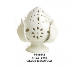 PUMO BIANCO 12.3 CM. PORCELLANA CON LUCE PB16542 Porcellana e Ceramica 17,08 €