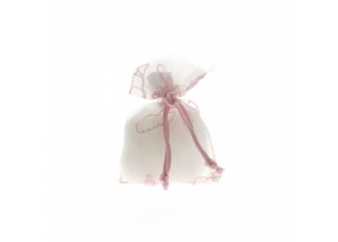 Sacchettino leggero bianco rosa C1826 SACCHETTINI 0,52 €